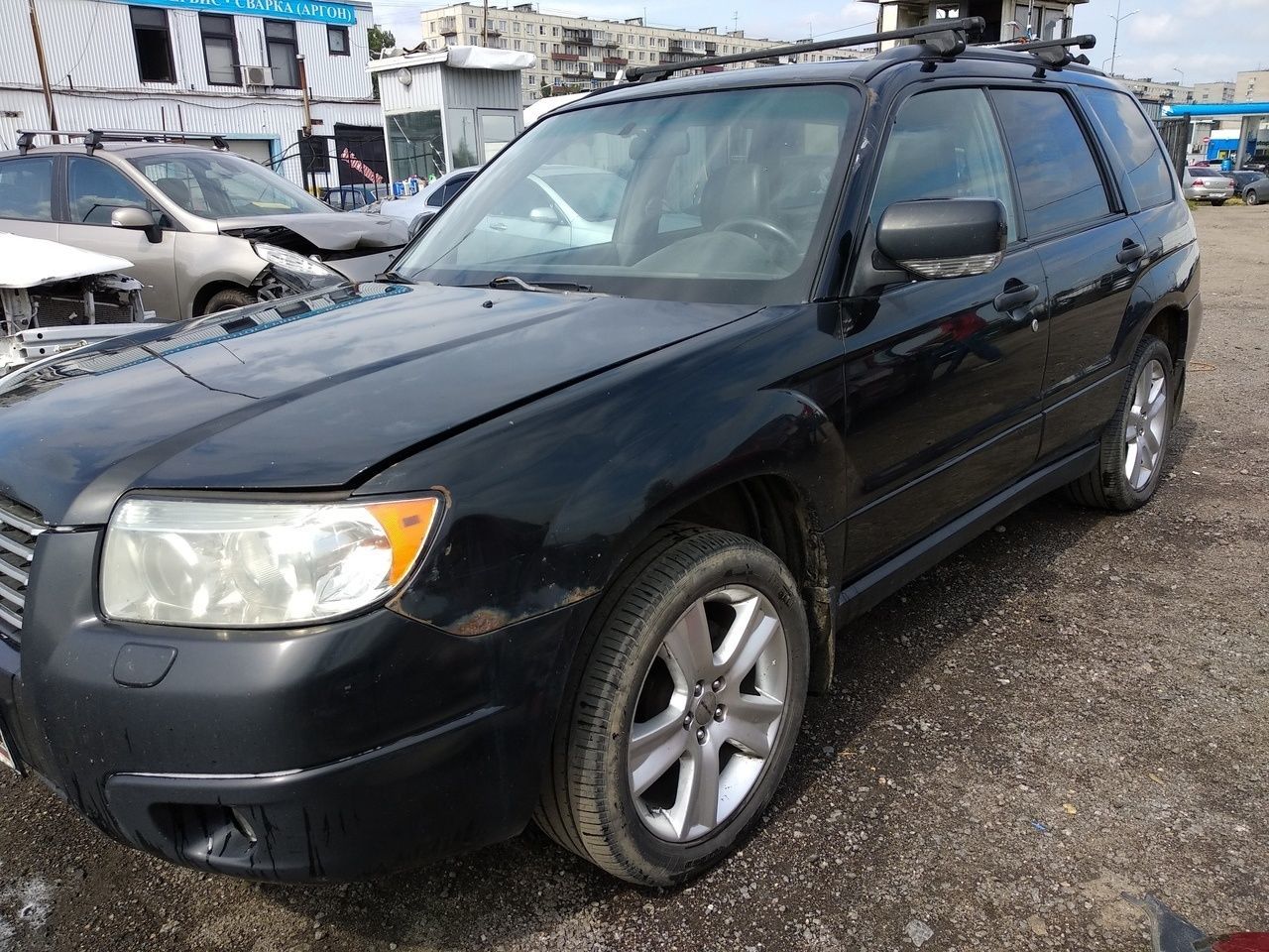 Выкупленный битый Subaru (Субару) Forester 2005 г. бензин 2 л. 158 л.с.  автомат пробег 133 000 км. в Санкт‑Петербурге от компании «VYKUP-AUTO»