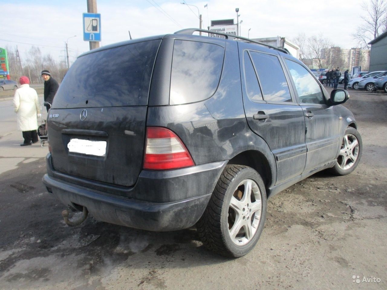 Выкупленный битый Mercedes (Мерседес) M-class 1999 г. бензин 4.3 л. автомат  пробег 390 000 км. в Санкт‑Петербурге от компании «Контакт Авто»